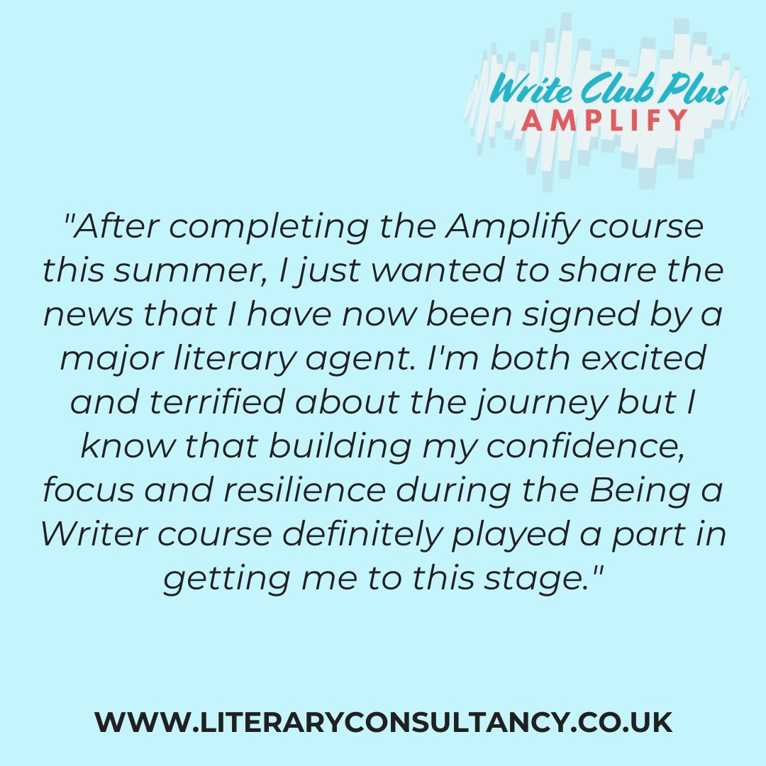 TLCUK's tweet image. Amplify is our 3-month coaching programme for writers ready to level up. With biweekly live sessions + a supportive community, it’s perfect for tackling blocks &amp;amp; refining your craft: literaryconsultancy.co.uk/event/amplify/