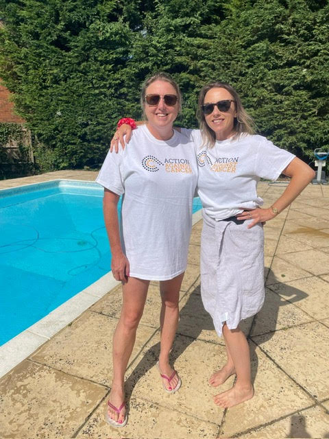 Huge congratulations and thanks to sisters Demelza Clarke and Carolyn Capella who have completed their 10km swimming challenge, raising more than £1,500 in memory of their mum Sue Whetter. Thank you so much!