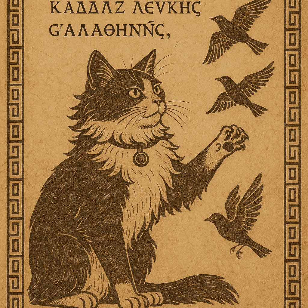 Каддλзиада — древнегреческая трагедия о кошке, что сидит на заборе и взывает к богам, мечтая о птицах, которых ей не дано поймать.
Античный эпос в мини-треде ↓
<a href="/Keykisa22/">Keykisa2</a>