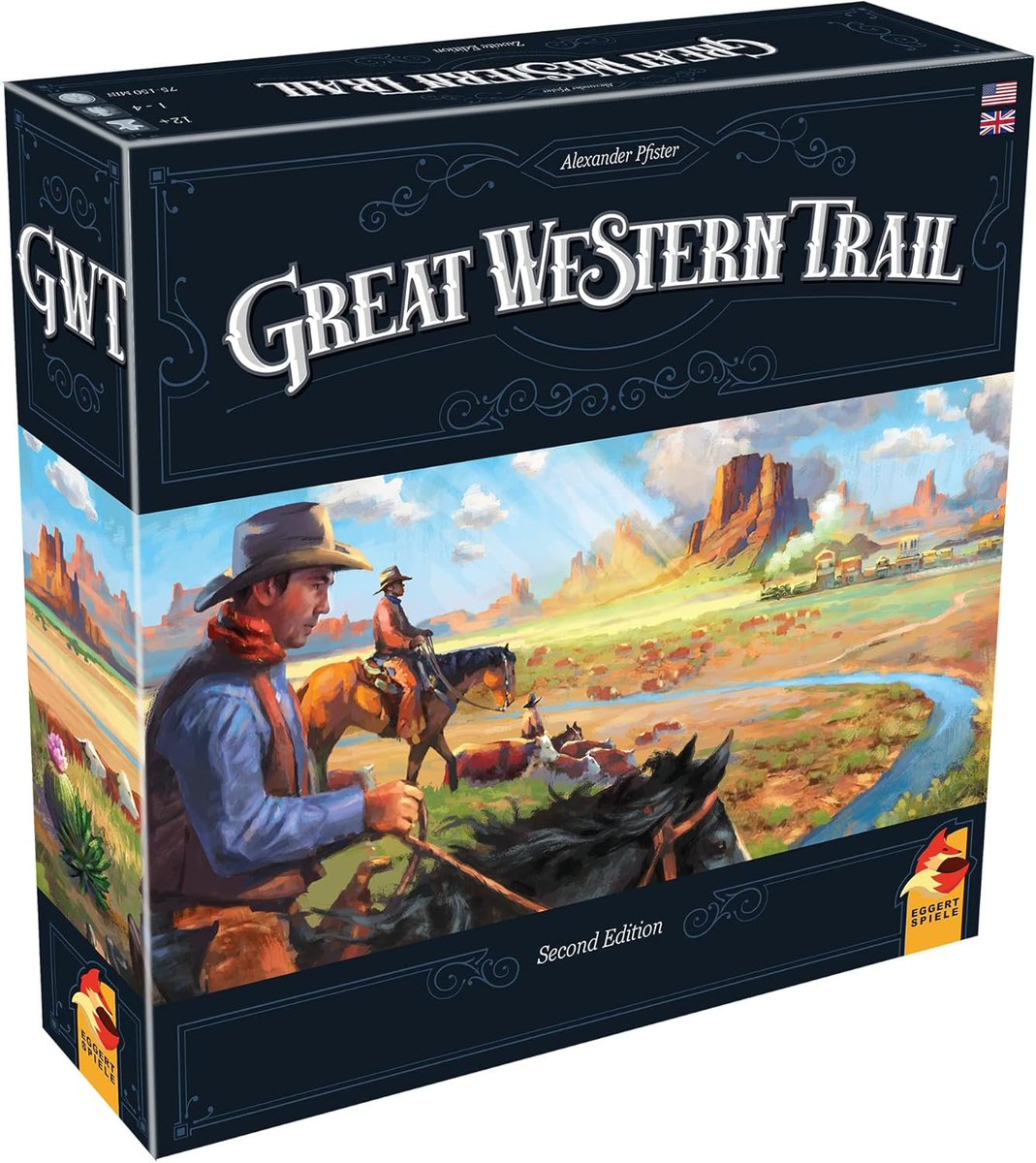 Tabletop_Deals's tweet image. Two version of #GWT on sale for #PrimeDay, both 25% off #ad

Great Western Trail 2nd Edition 
amzn.to/4kmDyx7

Great Western Trail 2nd Edition New Zealand
amzn.to/3TuqZFe

These are each stand alone games.