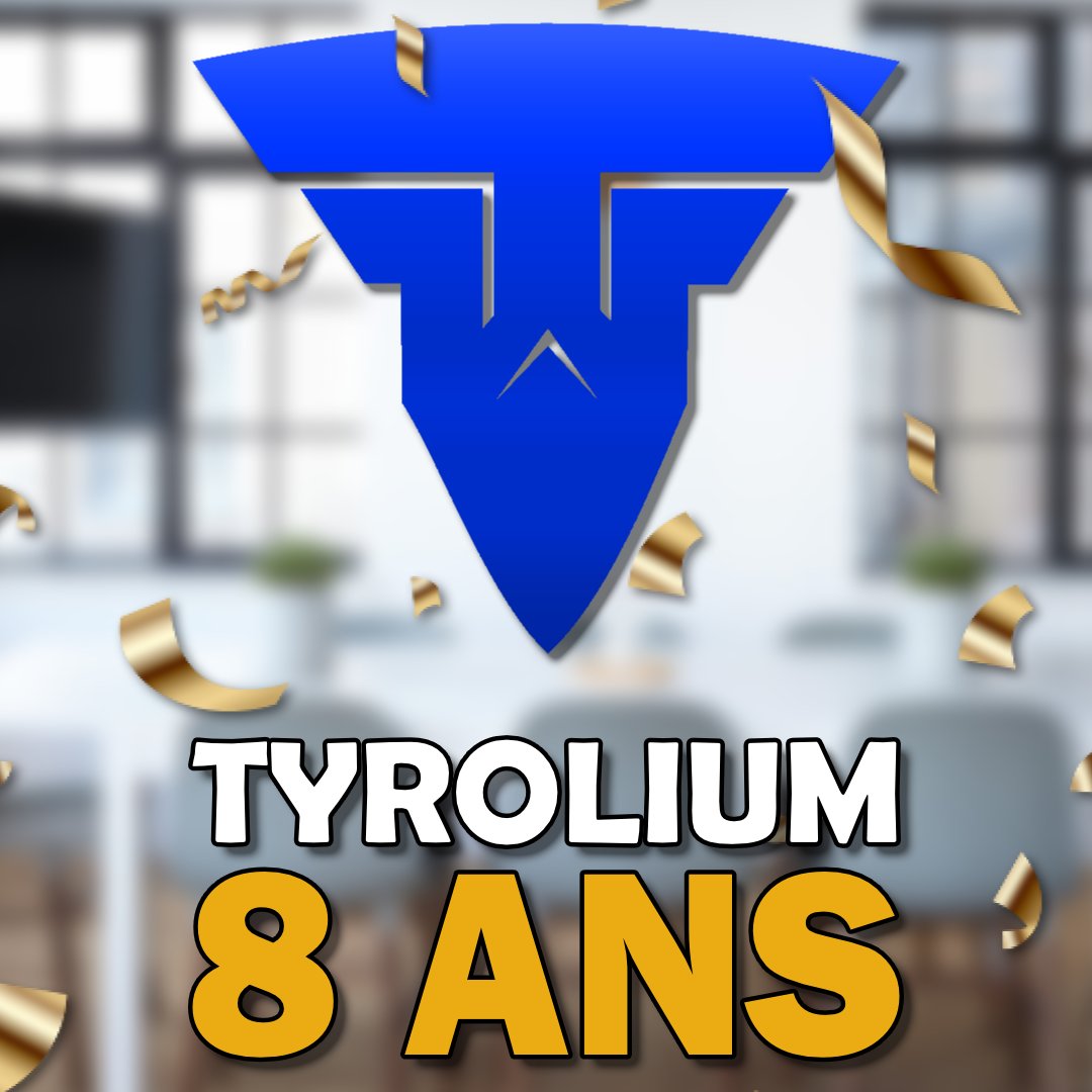 TyroliumE's tweet photo. Tyrolium célèbre aujourd'hui son 8ème anniversaire ! 🎂
Le 9 juillet 2017, notre fondateur, Maxime Tournier, posait la première pierre d'une formidable aventure entrepreneuriale.
Vidéo des 8 ans
https://t.co/XoKlaCvu00
#Tyrolium #servmc #entreprise https://t.co/ifXwm8VHQg