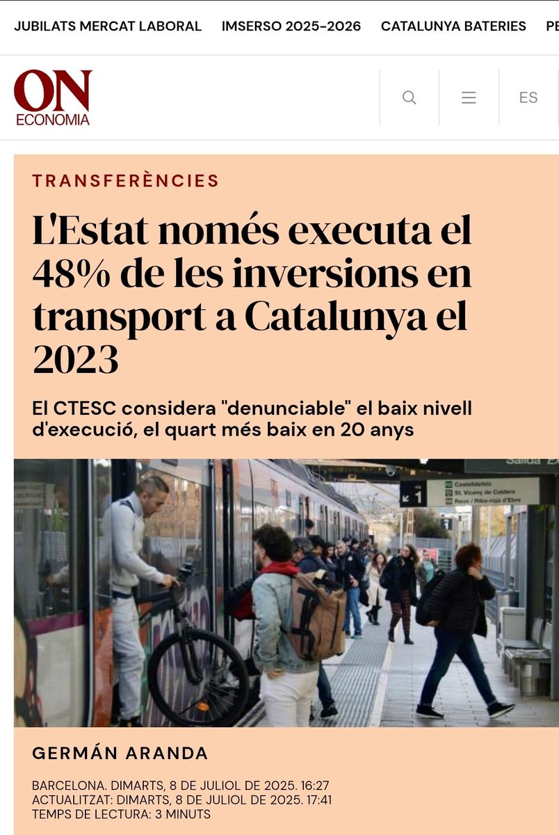 Image for the Tweet beginning: El dèficit fiscal (i la