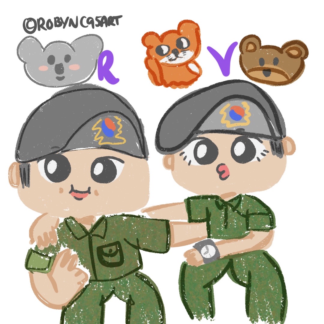 robync95art's tweet photo. RM and V's welcome back live!
@BTS_twt
#BTS #btsfanart #btsart #bangtanfanart #btsdrawing #btschibi #chibi #RM #JIN #SUGA #JHOPE #JIMIN #V #JUNGKOOK https://t.co/fhb7LvymGZ