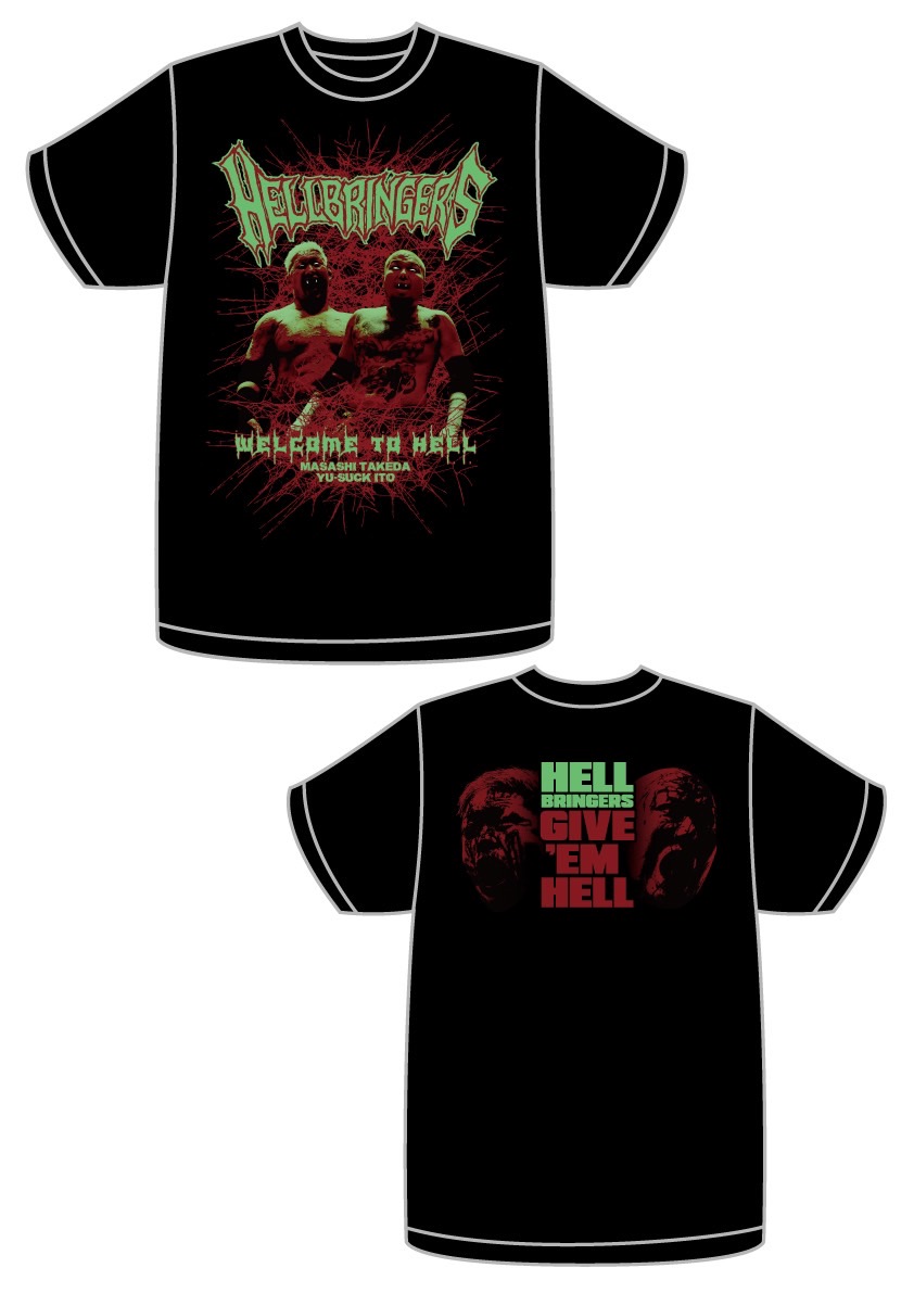 黄昏番長産Bloody Over Tヘルブリンガーズカラーご好評につき小量増産しました！

更にヘルブリンガーズTも販売！
近々新色も出るとか出ないとか。
オリジナルカラーは在庫残り僅かなので是非。

夏はTシャツも熱くいきましょう！

＃黄昏番長