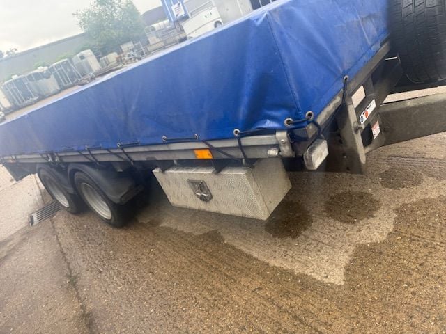 NorfolkTrailers's tweet photo. IWT LM146 2022 with removable sides, 8-foot metal skids, tie-down points, protective cover, and tool storage box, all in excellent condition.
Contact for further details. 📱 01603 404302 
£3300 + Vat https://t.co/Z3hwtVicZJ