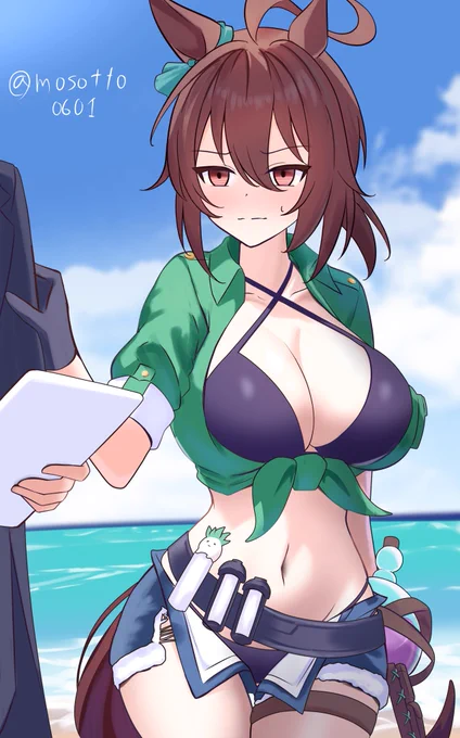「君は泳がないのかい?」 #ウマ娘 #アグネスタキオン