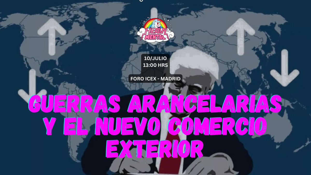 🚨MAÑANAAAA 10 Julio / 13:00 hrs - Directo especial desde Madrid 🚨

🦄  Guerras arancelarias y el nuevo comercio exterior (👨🏻‍🔧con JL Chulilla, <a href="/Poliorcetes/">Juan Luis Chulilla ن❌🇪🇸</a>)

👩🏻‍💻Invitada especial: Elisa Carbonell, Consejera Delegada de <a href="/ICEX_/">ICEX</a> 

🤘Desde el #ForoICEX2025: foroicex2025.icex.es