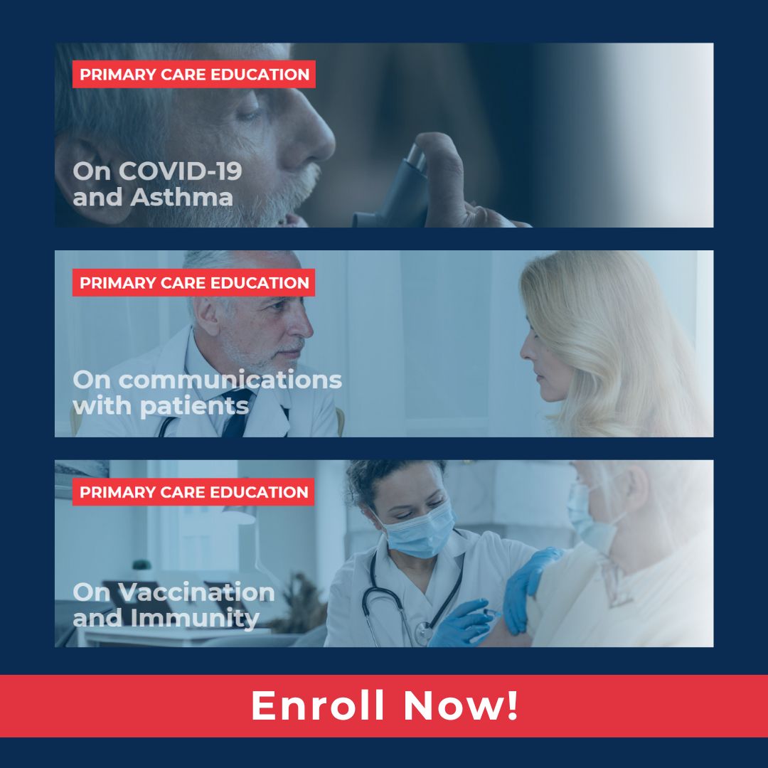 IPCRG's tweet image. 🔍 Explore our free accredited e-learning modules! Evidence-based materials on post-COVID-19 care, vaccination, patient communication, and managing asthma & COPD amid COVID-19. 🩺📚
Find out more at:
buff.ly/pD007tY
#MedicalEducation #COVID19