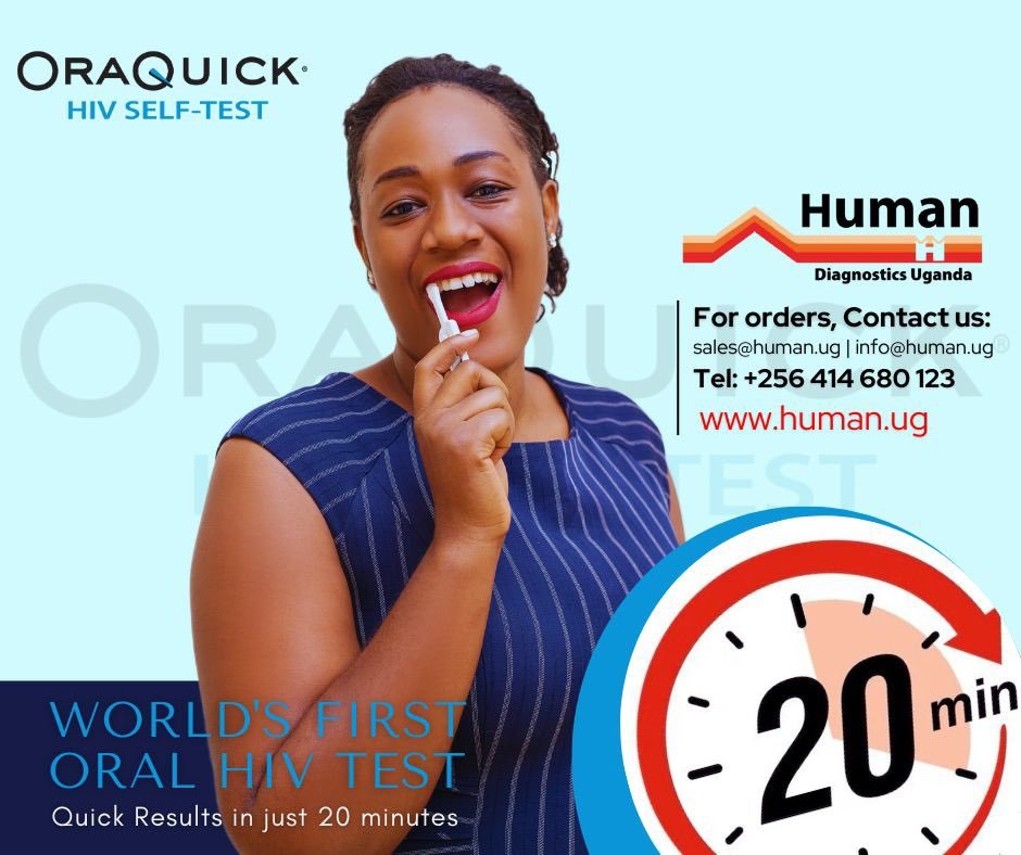 AllanSseky's tweet photo. Imagine knowing your HIV status by just a quick oral swab!!
OraQuick is an HIV Self-test Oral swab that's 99% accurate and quick.
☑️know your status in just 20 minutes
☑️99% accurate
☑️Available in all pharmacies country wide.
Test with OraQuick today!!
#OraQuickHIVSelfTest
#DoYouKnowOraquick