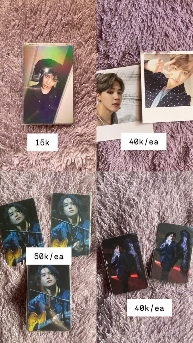 purplegarden9's tweet photo. WTS WANT TO SELL BTS [help RT]
CLEARANCE SALE

📍Bandung
✅ satuan
✅ shopee+tokped
✅ inc pack,exc adm

Album pola wings jimin jin jungkook pc cgv suga yoongi bene dday mpc postcard jhope namjoon jitb hots jk memories 2016 memo16 unit https://t.co/4wHLZxtIOZ