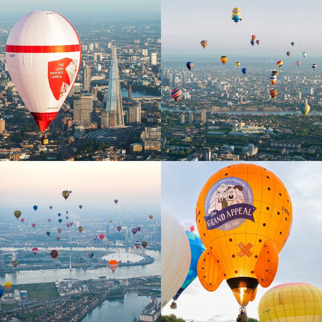 nationalexpress's tweet image. The Lord Mayor’s Hot Air Balloon Regatta returns on July 20th 🎈
Up to 50 balloons will launch from Battersea Park at 5:30 am and fly over central London.
Visiting for the weekend? Set your alarm, grab a coffee, and catch the capital at its best: bit.ly/4eCvSps