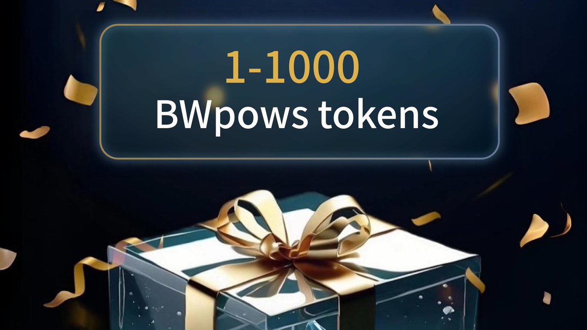 bwpows's tweet photo. 🔥 Massive Drop Alert! Get BWpows Tokens Directly! 🚀
BWpows Fans! 👀 Stop watching others get rich! You can take home 1-1000 BWpows tokens! 💰 It's simple: zero barriers, real rewards!

✨ One Click to Join! 👇
Act now in the comments:
• 【💎 FREE TOKENS!】 Tag two friends (@friend1 @friend2) 🤝
• 【🆔 INSTANT EFFECT!】 Leave your BWpows ID (double-check it! ✅)

⚠️ Last Chance! Countdown On!
⏰ Event Ends: Until July 31, 2025, 11:59 PM CST. 📅 Time's running out! We'll randomly select winners for direct airdrops! ✨ Miss this, regret it!

Act now! Join the #BWpows mining craze and don't let wealth slip away! 🎉 Your next big prize could be in your comment!

🔗 Join Our Community: https://t.co/m96ErLnMQu

🚀 Register FREE Now: https://t.co/ufqXIBEv7z

🩷 Subscribe to our channel：
https://t.co/6tm0jlnR1e

#BWpows #FreeCrypto #Mining #Web3 #Blockchain #Crypto #Whale #BWSC #Whale_Wallet