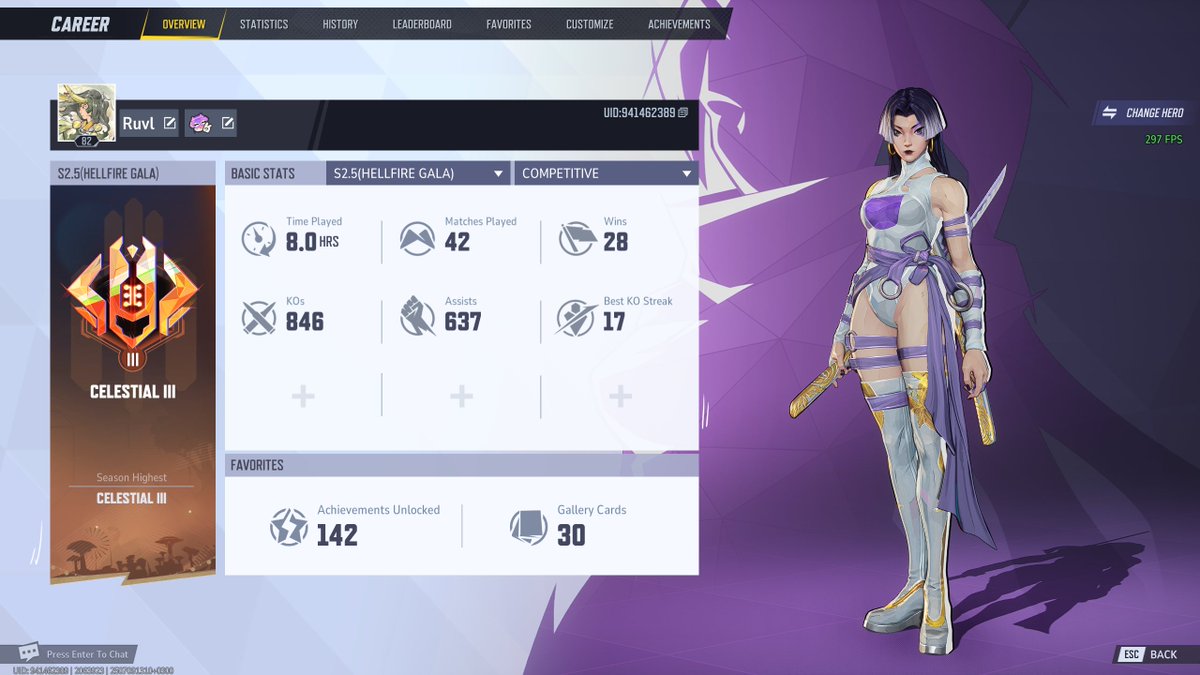 Didn't play much this season but next season will be different 

ان شاء الله السيزون الجاي سيتم الحرق سيكون سيزون استثنائي