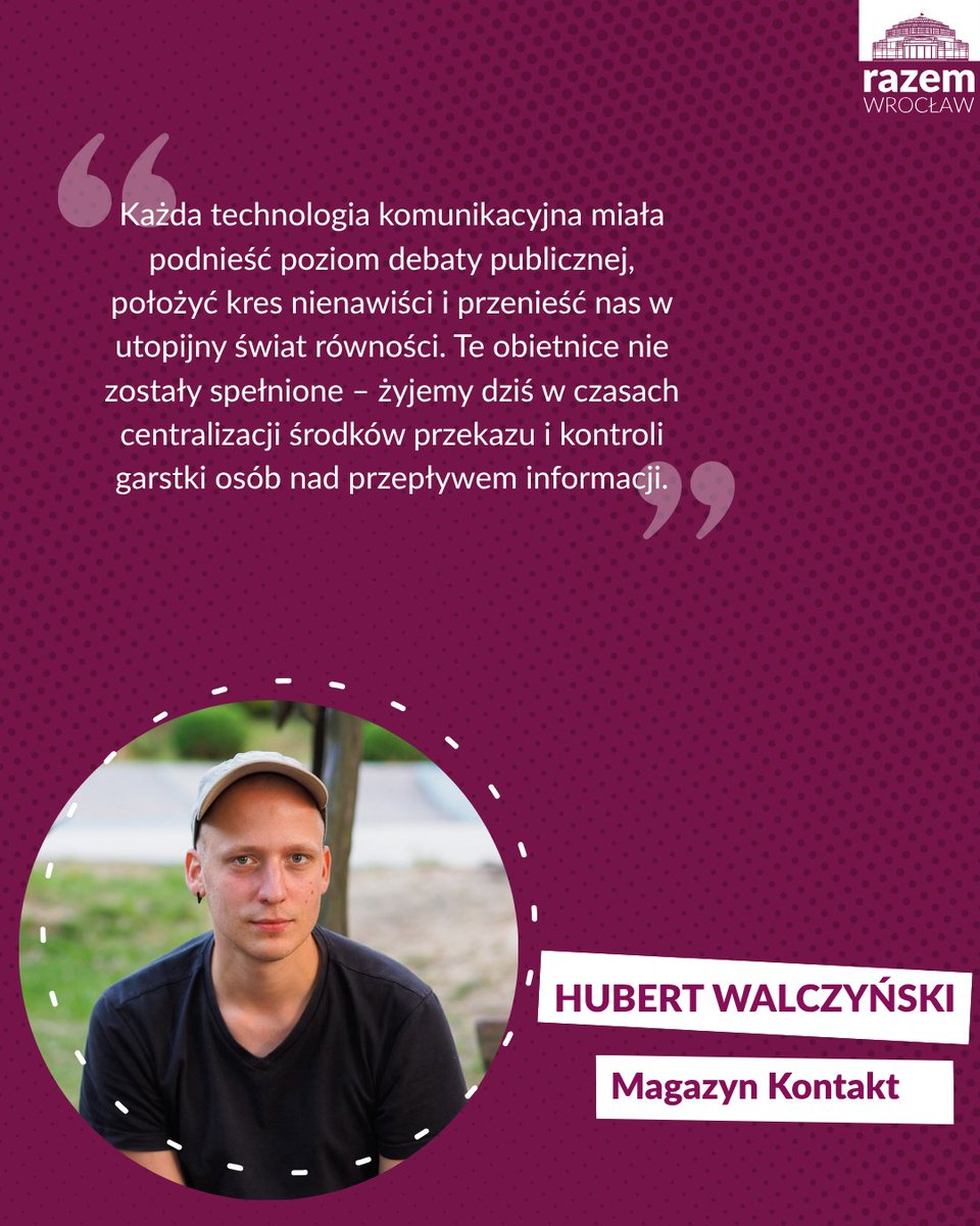 RazemWroclaw's tweet photo. Nowe technologie, praca platformowa, AI zamiast ludzi. Jak bronić praw pracowniczych w cyfrowym świecie?
📅 Piątek 11.07, 18:00
📍 Biuro RAZEM, DH Feniks, Wrocław

🎙 @MartaStozek, Hubert Walczyński, @wolnelewo 

Prowadzenie: @FlorentynaGust

#AI #praca #technofeudalizm #bigtech https://t.co/v2YmKzRV8B