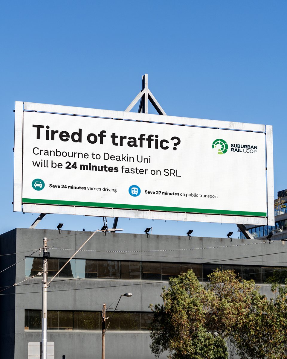 SRL will deliver a train to Deakin University in Burwood for the first time.

Students from Cranbourne will be able to travel to uni in 43 minutes with SRL East, making it easier and quicker than driving.

Want to learn more? Visit: bigbuild.vic.gov.au/news/suburban-…