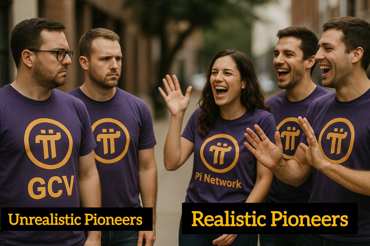 This is for those living in the illusion that GCV is the real value of #PiNetwork 👇

Think about these Key points and analyze yourselves : 

📌 If GCV is real, why does the Pi Core Team give 1 $Pi for free when you join?
Would any serious project hand out $314,159 just for