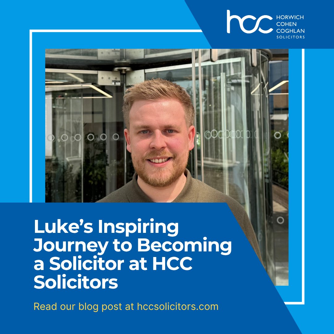 🎉 Congratulations to Luke Trudgeon on becoming a Solicitor 🎉

Read more on his journey here - Luke's Journey To Becoming A Solicitor | HCC Solicitors

Well done Luke, keep smashing it.