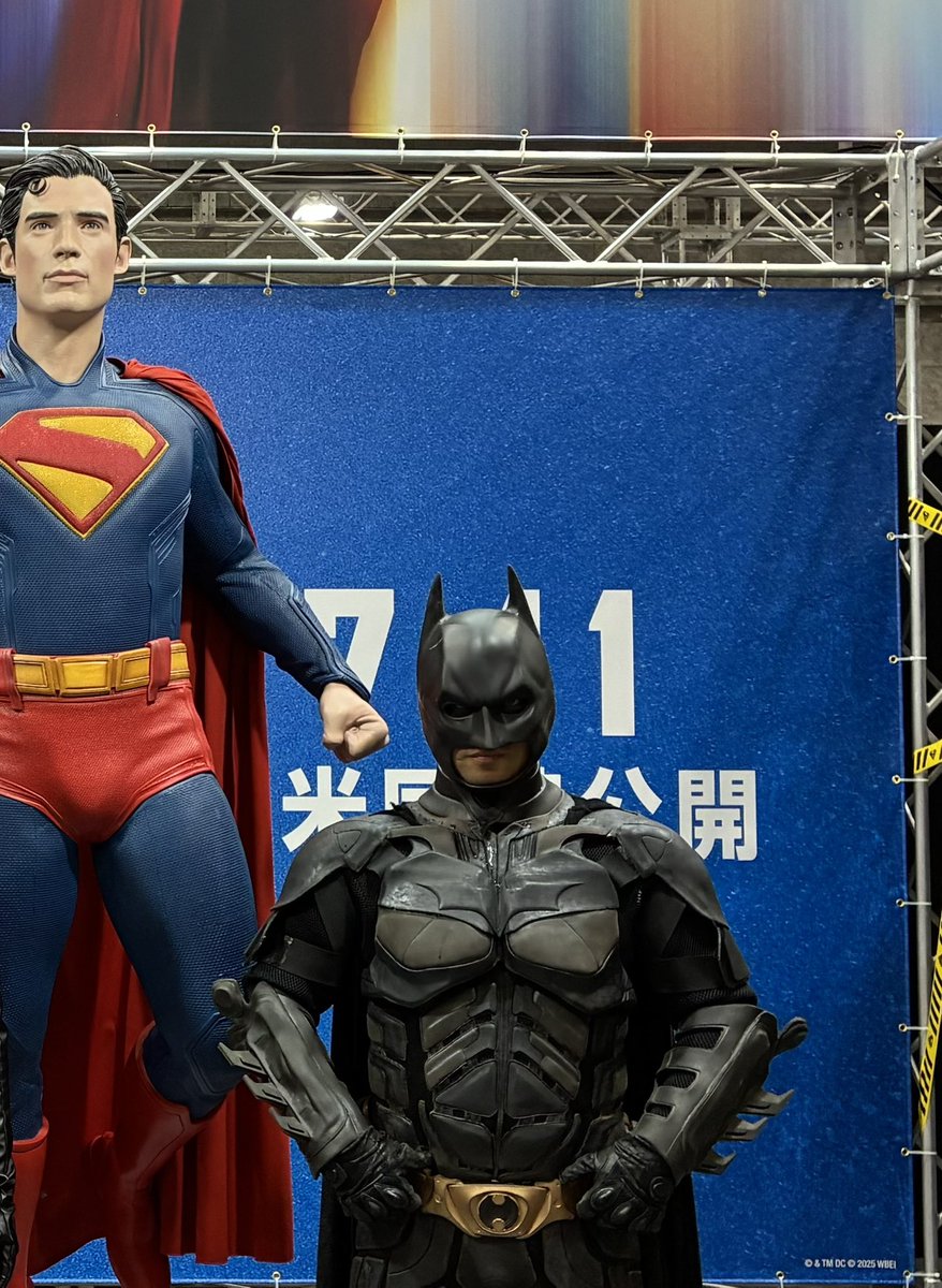 batmansuki's tweet image. まもなく公開！！💫💫

#スーパーマン
#7月11日

画像：大阪コミコン2025