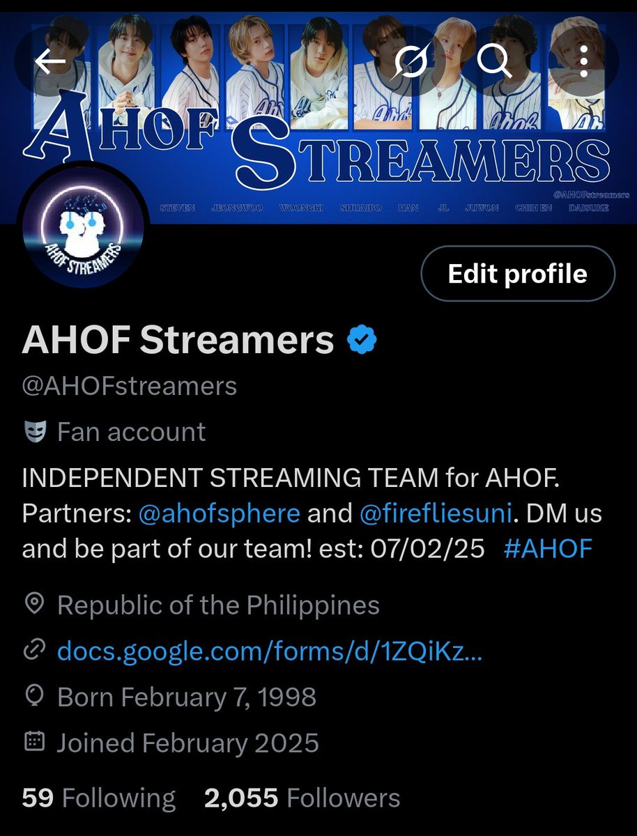 AHOFstreamers's tweet photo. ๐ Weโve officially reached 2,000 followers! ๐
On behalf of the entire AHOF Streamers team, we extend our heartfelt thanks to the Nameless Fandom for your continued trust and support. This milestone would not be possible without your dedication.
We remain committed to doing our very best in supporting AHOF, and we look forward to reaching even greater heightsโtogether with all of you. ๐
#AHOF #AHOFStreamers @AHOF_official