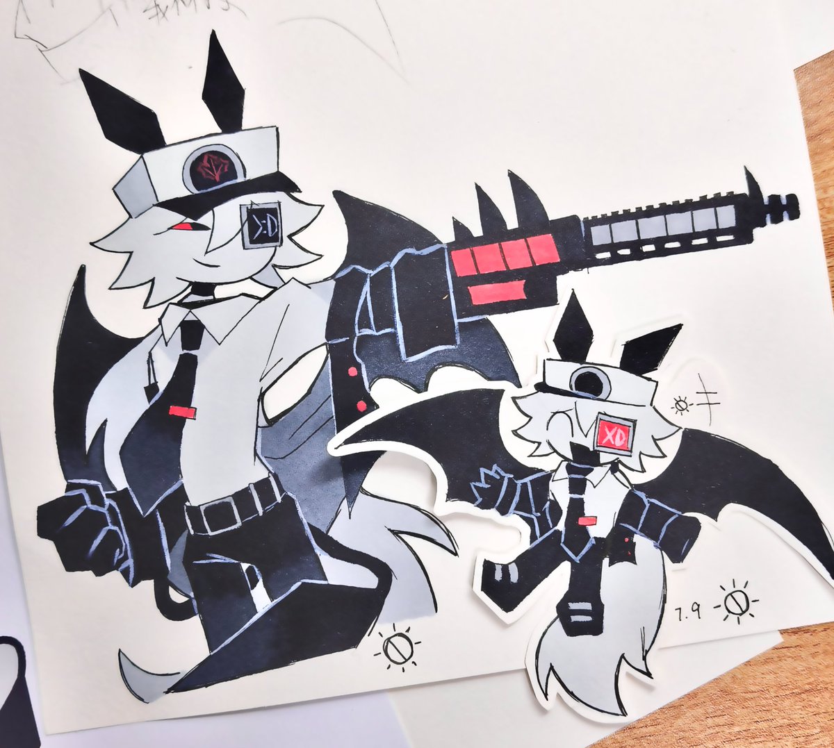 qzyan1's tweet image. Mister Barrel!
(I don&apos;t know what tag to use.)
#FPE #edgy