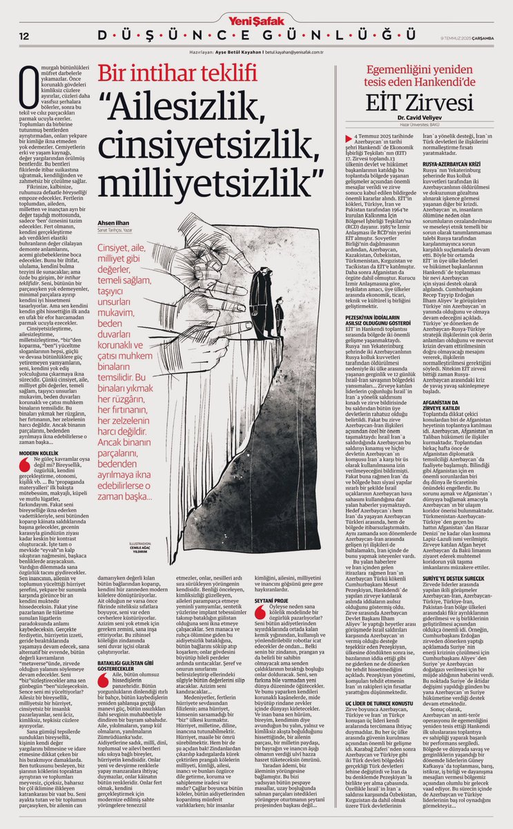Bugünkü #DüşünceGünlüğü