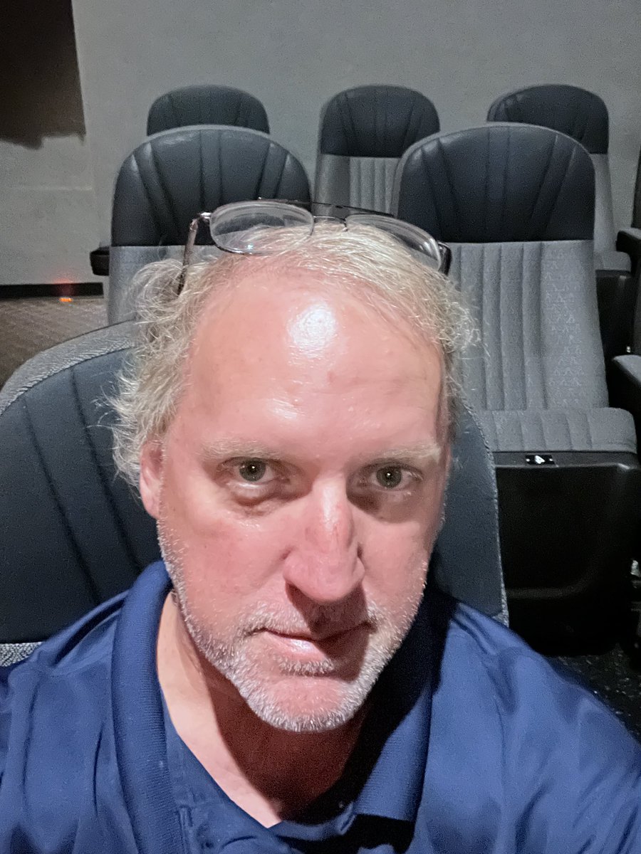Took a break to watch a movie Monday.