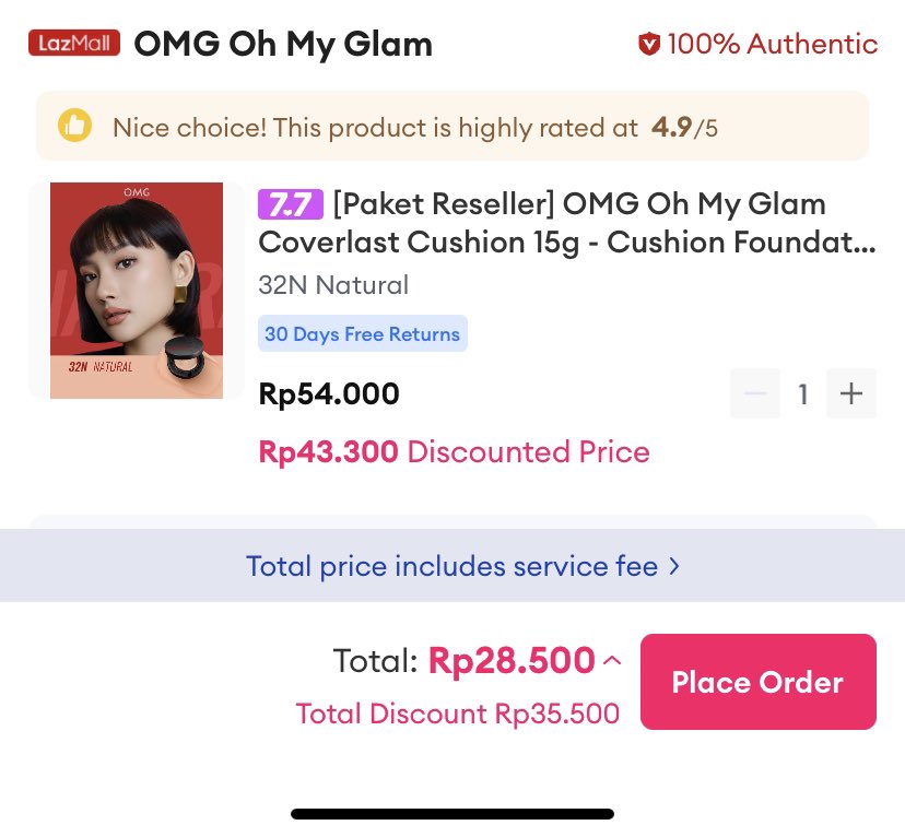 gaiadoy's tweet photo. Cushion OMG 28k aja

https://t.co/tKKg3FHf0s

#Diskon #lazada #zonauang #zonajajan #murah #promo #voucher https://t.co/RZKKstFeDk