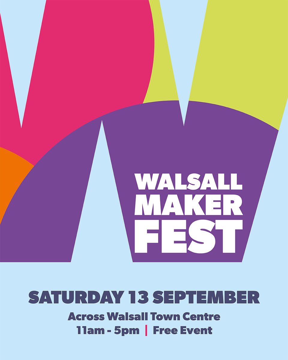 Black Country Dance Hub (@bcdancehub) on Twitter photo Walsall MakerFest - Let’s Dance Stage
Walsall will be transformed into a festival of creativity, showcasing diverse talents from across the borough. 
Join us at the Let’s Dance stage!
🗓️Sat 13th Sept 2025
⏰11am-5pm
📍The Crossing at St Paul’s, Darwall St, Walsall, WS1 1DA
🎟️FREE Walsall MakerFest - Let’s Dance Stage
Walsall will be transformed into a festival of creativity, showcasing diverse talents from across the borough. 
Join us at the Let’s Dance stage!
🗓️Sat 13th Sept 2025
⏰11am-5pm
📍The Crossing at St Paul’s, Darwall St, Walsall, WS1 1DA
🎟️FREE