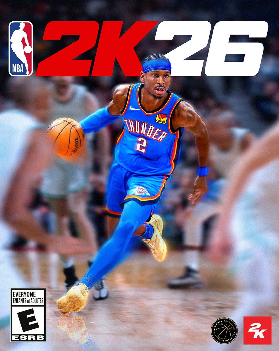 NBAFRANCE's tweet photo. The generational run continues ⚡

Shai Gilgeous-Alexander est sur la cover du nouveau #NBA2K26 !

Pré-commandez NBA 2K26 dès demain ! https://t.co/pOmrHHA5q8
