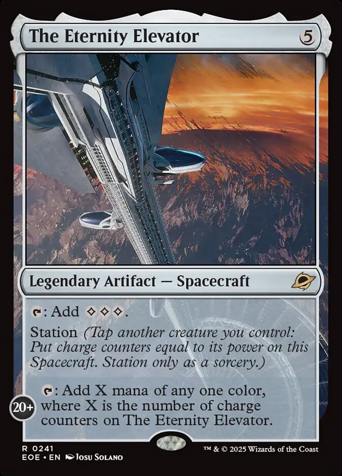 JosuSolano's tweet photo. First card spoiled for #Edge of #Eternities. I rarely do #scifi so it was a fun challenge. #mtg #edgeofeternities
The Eternity Elevator
Edge of Eternities
AD: Sam Padilla
© Wizards of the Coast LLC https://t.co/rC63030KZy