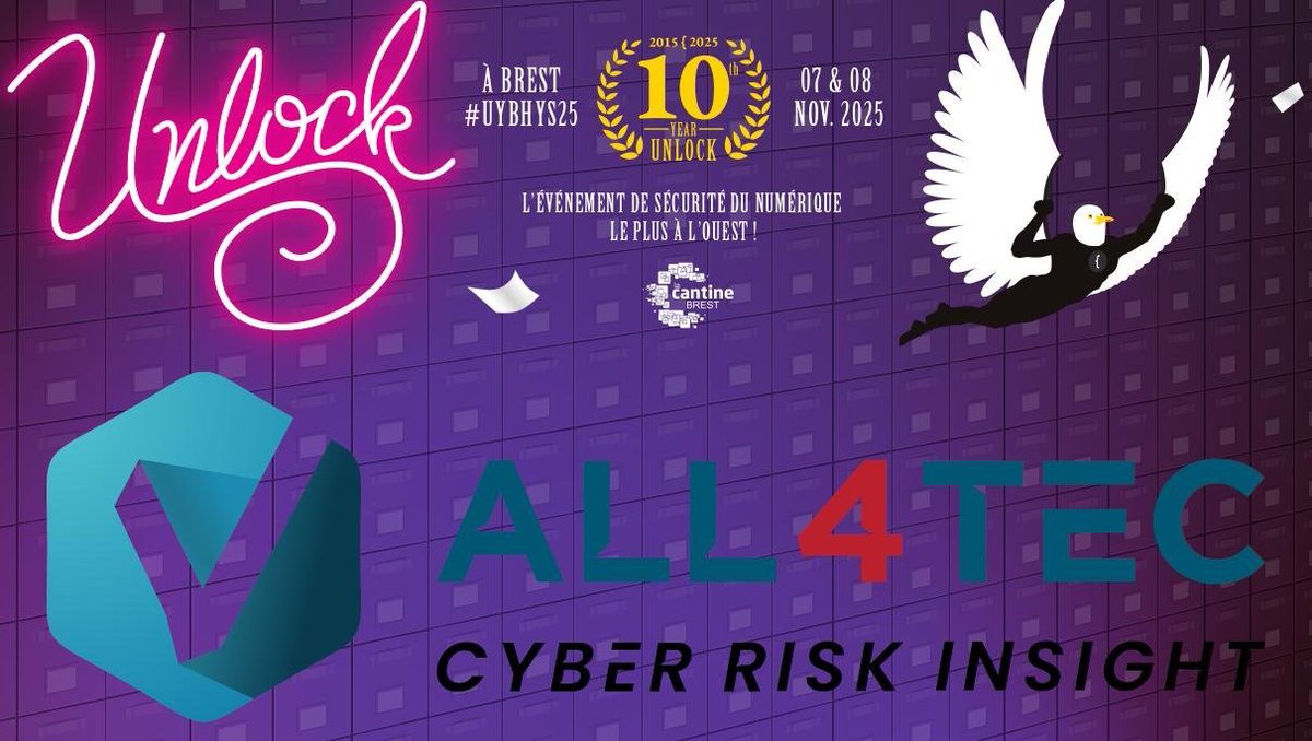 Bienvenue à <a href="/all4tec_fr/">ALL4TEC</a>, sponsor bronze de Unlock your Brain, Harden Your System.

Merci de nous permettre de fêter les 10 ans de l'événement !

#UYBHYS25