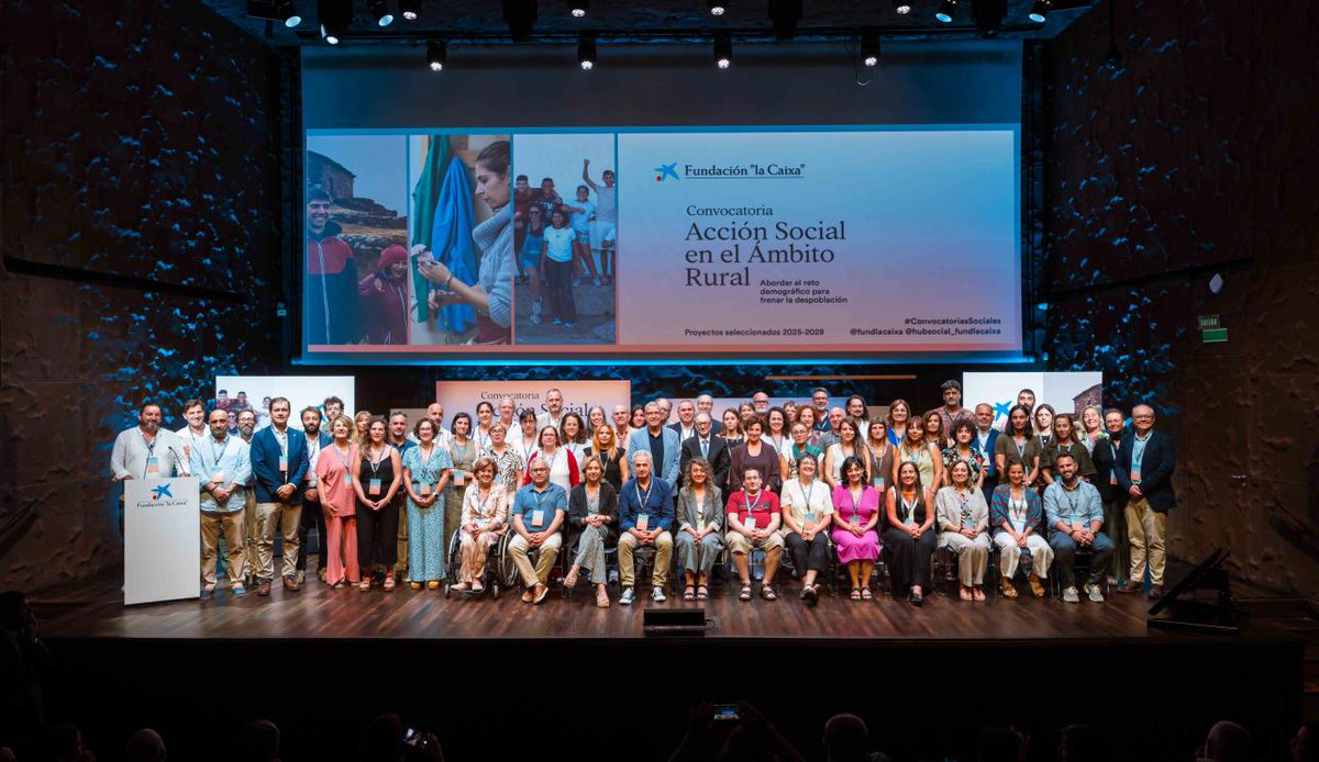Somos una de las entidades seleccionadas en la convocatoria Acción Social en el Ámbito Rural de <a href="/FundlaCaixa/">Fundación ”la Caixa”</a> para poner en marcha nuestro nuevo proyecto en Arnedo:
🌱 HUB Espacio para la promoción y emprendimiento juvenil en el medio rural
fundacionpioneros.org/fundacion-pion…