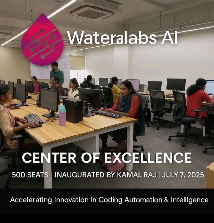 Delaware headquartered IT Services firm, 'Waterlabs AI' which specialises in RPA has unveiled its CoE on 'Coding Automation and Intelligence' in Coimbatore. This is the firm's second Indian facility after Bengaluru. #Coimbatore #Kovai