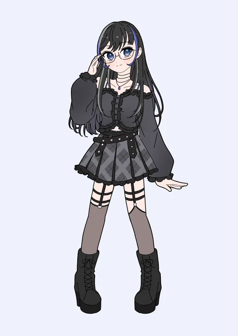 オリキャラちゃんFA…! #ここなんです