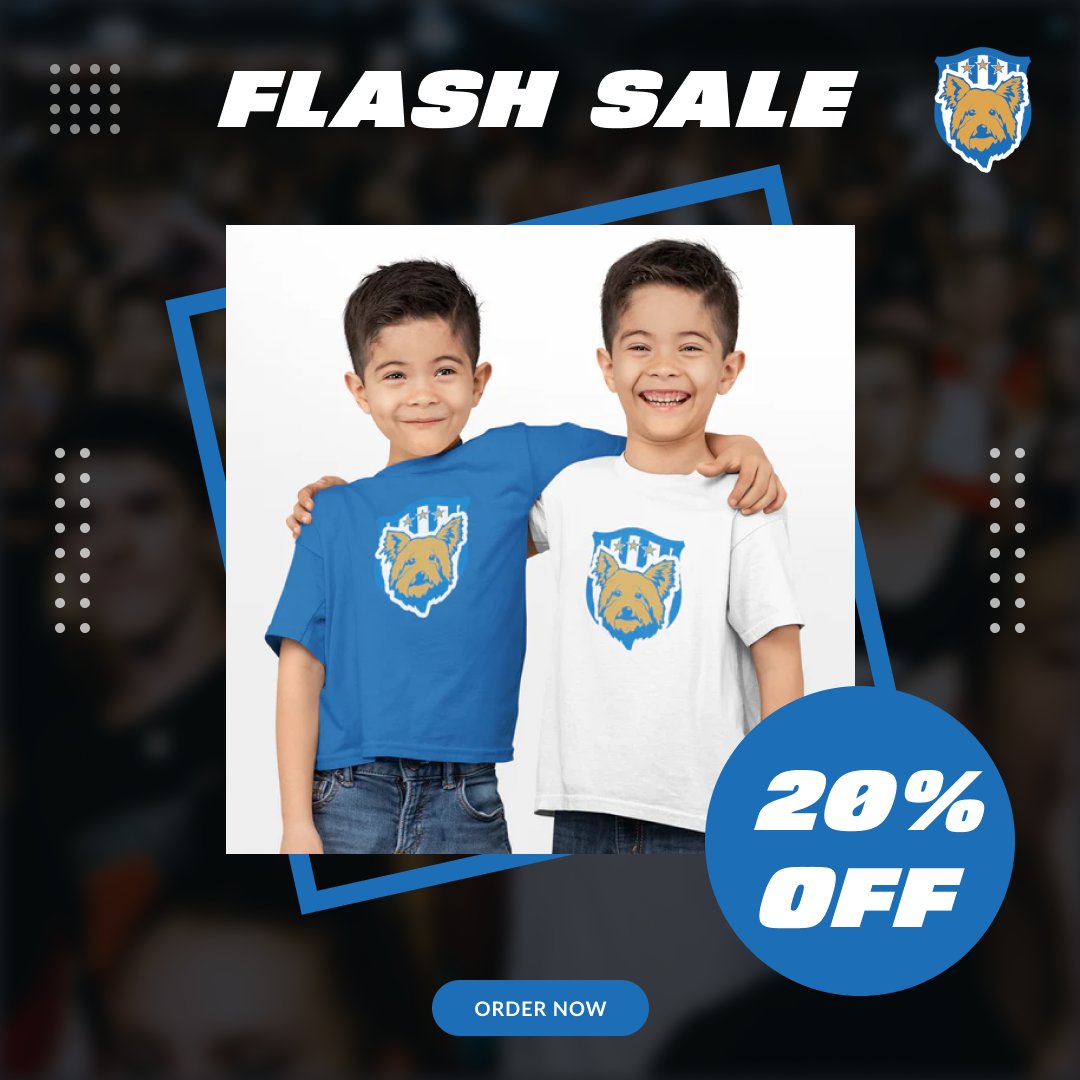 The-Terriers (@theterriers_com) on Twitter photo ๐จ FLASH SALE ๐จ
We're in the thick of t-shirt season! It's time to share our deal of the day ๐ฅ
Get 20% off any kids t-shirt on our store until midnight. Discount already applied at checkout.
Shop now ๐ the-terriers.com/sale #HTAFC ๐จ FLASH SALE ๐จ
We're in the thick of t-shirt season! It's time to share our deal of the day ๐ฅ
Get 20% off any kids t-shirt on our store until midnight. Discount already applied at checkout.
Shop now ๐ the-terriers.com/sale #HTAFC