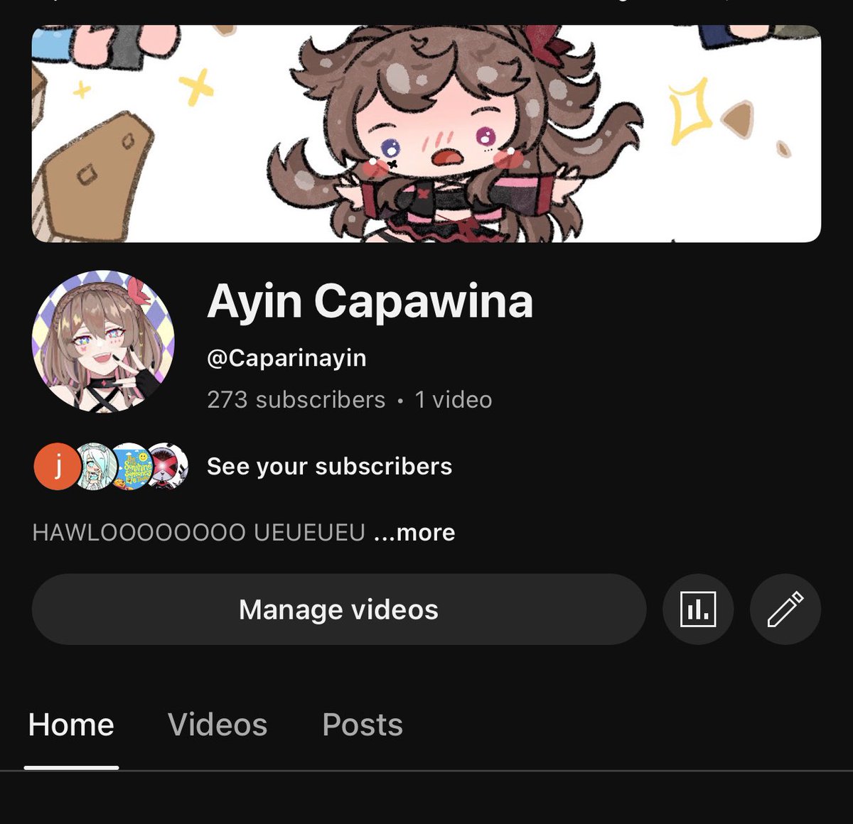 allyncaparina's tweet photo. subs ges,, aku iseng bikin akun youtube baru buat kaya some live aneh sampah gt wkwkw (jujur aku mgerasa akun aku ke shadowban jadi mau coba check ke shadowban atau engga) 

https://t.co/Jqk4gyODix https://t.co/1och32QAHf