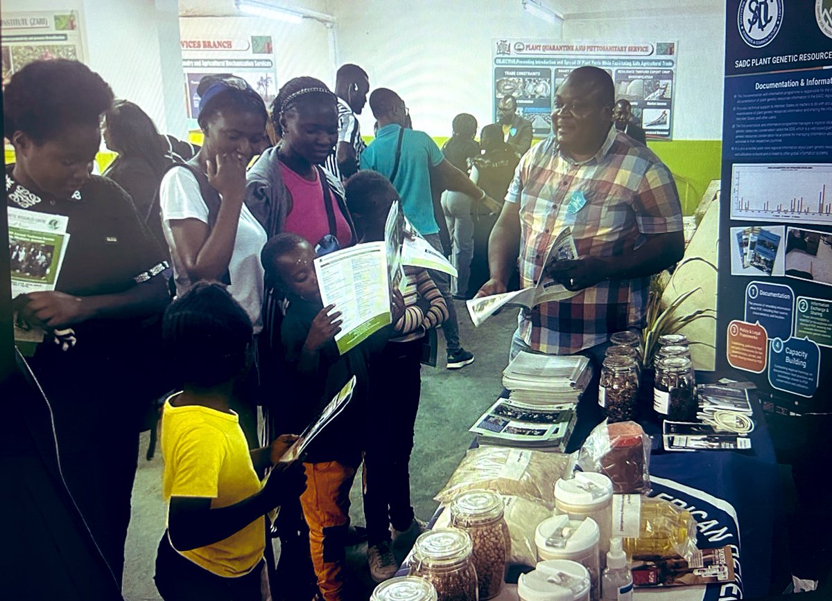 SADC_News's tweet image. Happy to have participated at the 2025 #ZambiaInternationalTradeFair from 2-8 July under the theme: “𝘌𝘯𝘩𝘢𝘯𝘤𝘪𝘯𝘨 𝘉𝘶𝘴𝘪𝘯𝘦𝘴𝘴 𝘙𝘦𝘴𝘪𝘭𝘪𝘦𝘯𝘤𝘦 𝘵𝘩𝘳𝘰𝘶𝘨𝘩 𝘐𝘯𝘯𝘰𝘷𝘢𝘵𝘪𝘰𝘯 &𝘛𝘳𝘢𝘥𝘦, where we highlighted our work in SADC Plant Genetic resource conservation