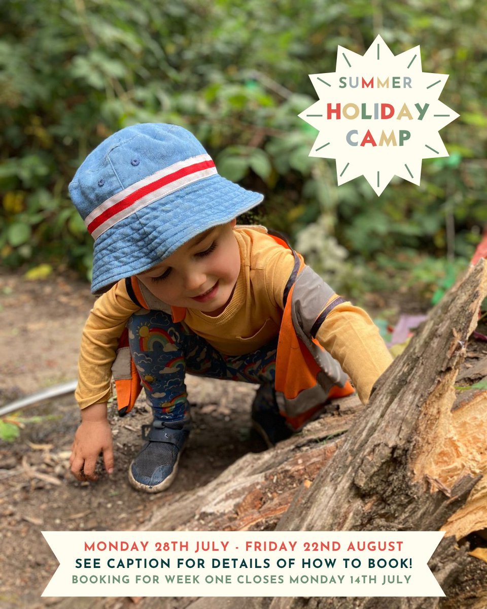 ☀️SUMMER HOLIDAY CAMP - SPACES STILL AVAILABLE! ☀️
⁠
⁠📩 Bookings for Week 1 close on Monday 14th July, so please book soon to avoid disappointment! Bookings close 2 weeks before the start of each week of camp and you can book via the link in our bio!