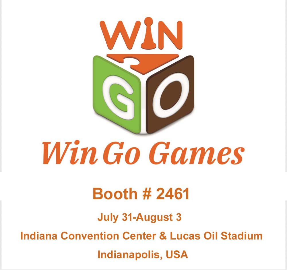Dear All, we are thrilled to announce that WinGo Games, a leading board game manufacturer with more than 17 years experiences in the industry, will be showcasing an exciting lineup at Gen Con 2025! Come On! Let's book a time slot to talk more about your games at Gen Con!