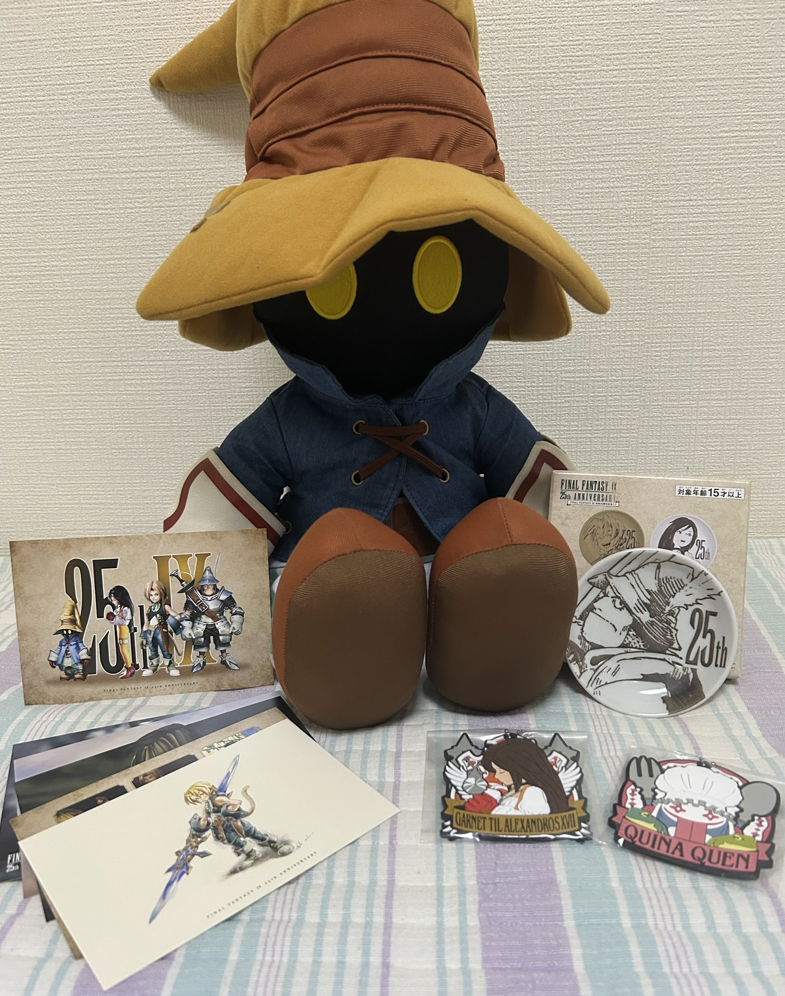 ビビ　ぬいぐるみ　a賞 ファイナルファンタジーⅨ FF9 25周年 くじ A賞 ビビ ぬいぐるみ