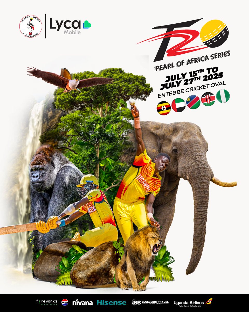 Good seeing T20i Cricket returning to Uganda.
Just a few more sleeps.
Ebbs, tujja tujja.