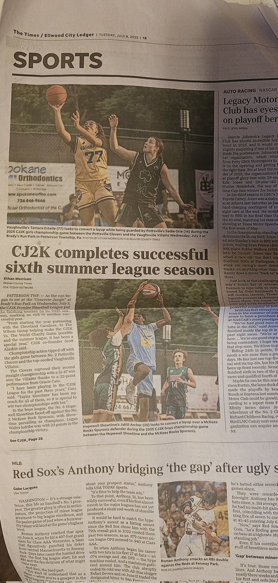 WE GOT NEXT (@cj2kleague) on Twitter photo Year Six in the books!  One of the best yet!  Thank you Ethan, Beaver County Times for all your support. 
timesonline.com/story/sports/hโฆ Year Six in the books!  One of the best yet!  Thank you Ethan, Beaver County Times for all your support. 
timesonline.com/story/sports/hโฆ