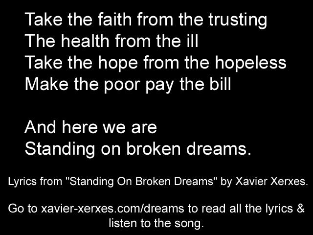 This song turned 11 years-old just last month! Check out "Standing On Broken Dreams" by Xavier Xerxes from 2014!

Powerful &amp; Moving #HeavyMetal #Song about #Defiance in the face of #Oppression.

On #YouTube: youtube.com/watch?v=-oggeP…