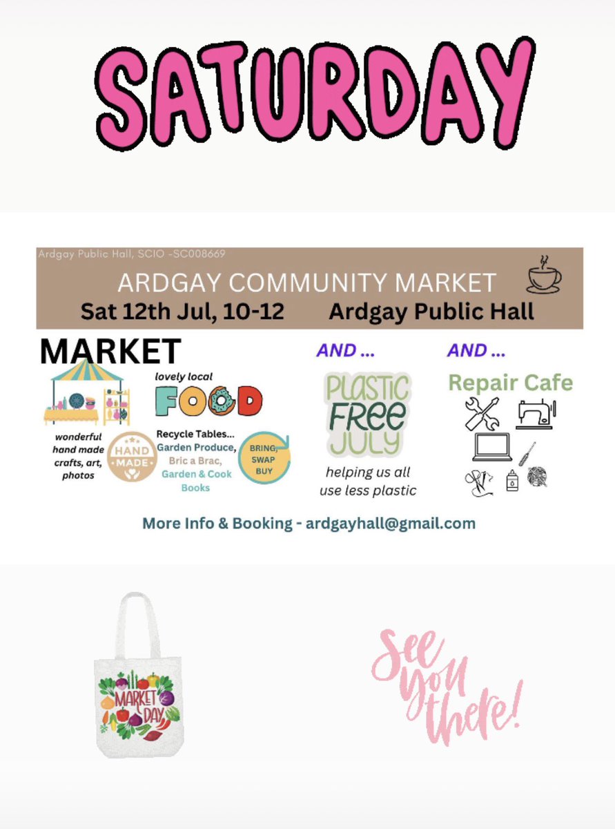 DRnaturegirl's tweet photo. If anyone is visiting the area this weekend (or if you’re local!) The Ardgay Community Market is on Saturday 10 - 12. I’ll be there with all 3 hats on (books, bread, art) Hope to see you there.
#communitymarket https://t.co/5zovRltUGR