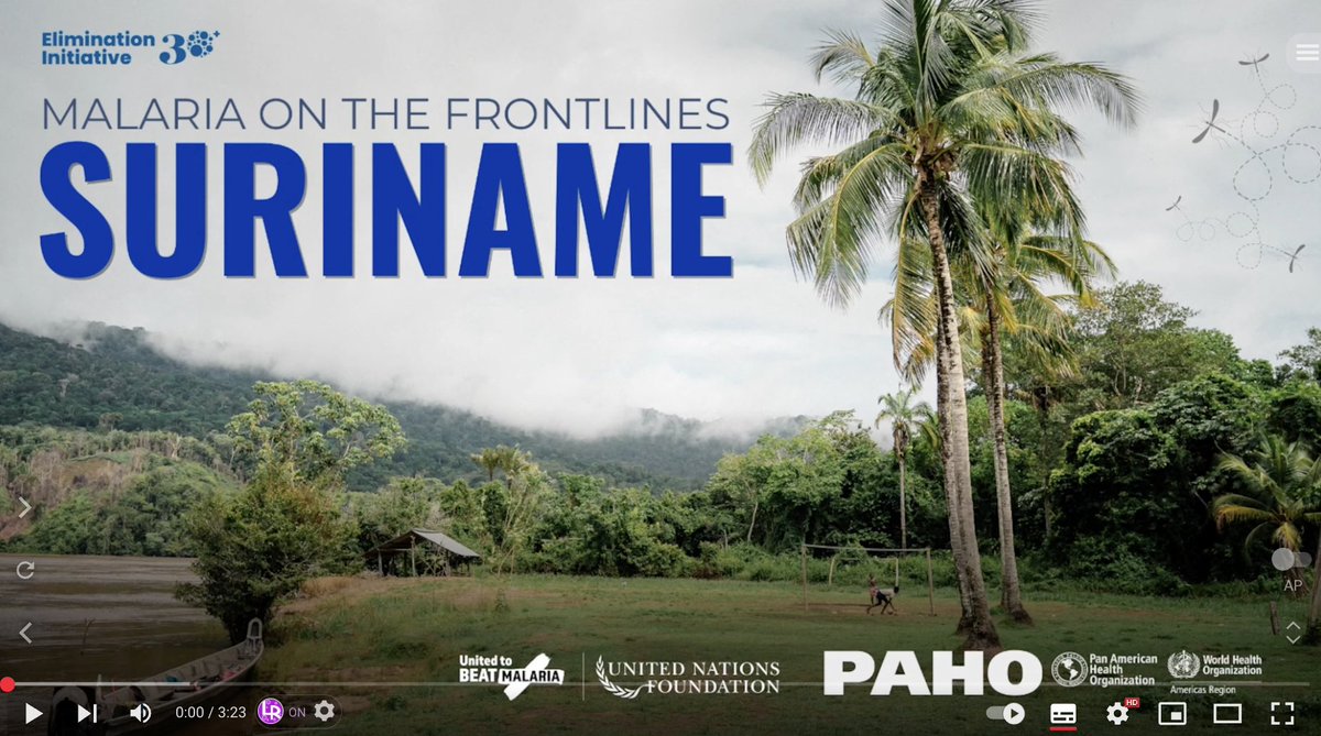 PAHO TV VIDEO: Suriname first malaria-free Amazonian country in the Americas

In 2025, #Suriname became the first country in the Amazon region to receive #malaria-free certification from the World Health Organization.

Watch this video: malariaworld.org/news/video-sur…