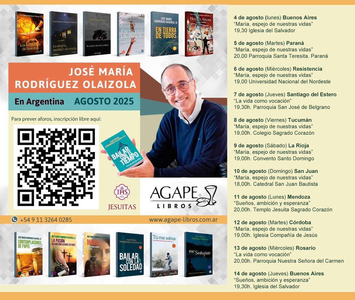 jmolaizola's tweet photo. En breve volvemos al invierno... pero el calor lo llevaremos por dentro. En Uruguay y Argentina. En Argentina, en varios lugares tendremos ocasión de compartir también la eucaristía, antes o después de la charla. Creo que la información la irán difundiendo allá.  ¡Gracias! https://t.co/lVfxeg3Wvc