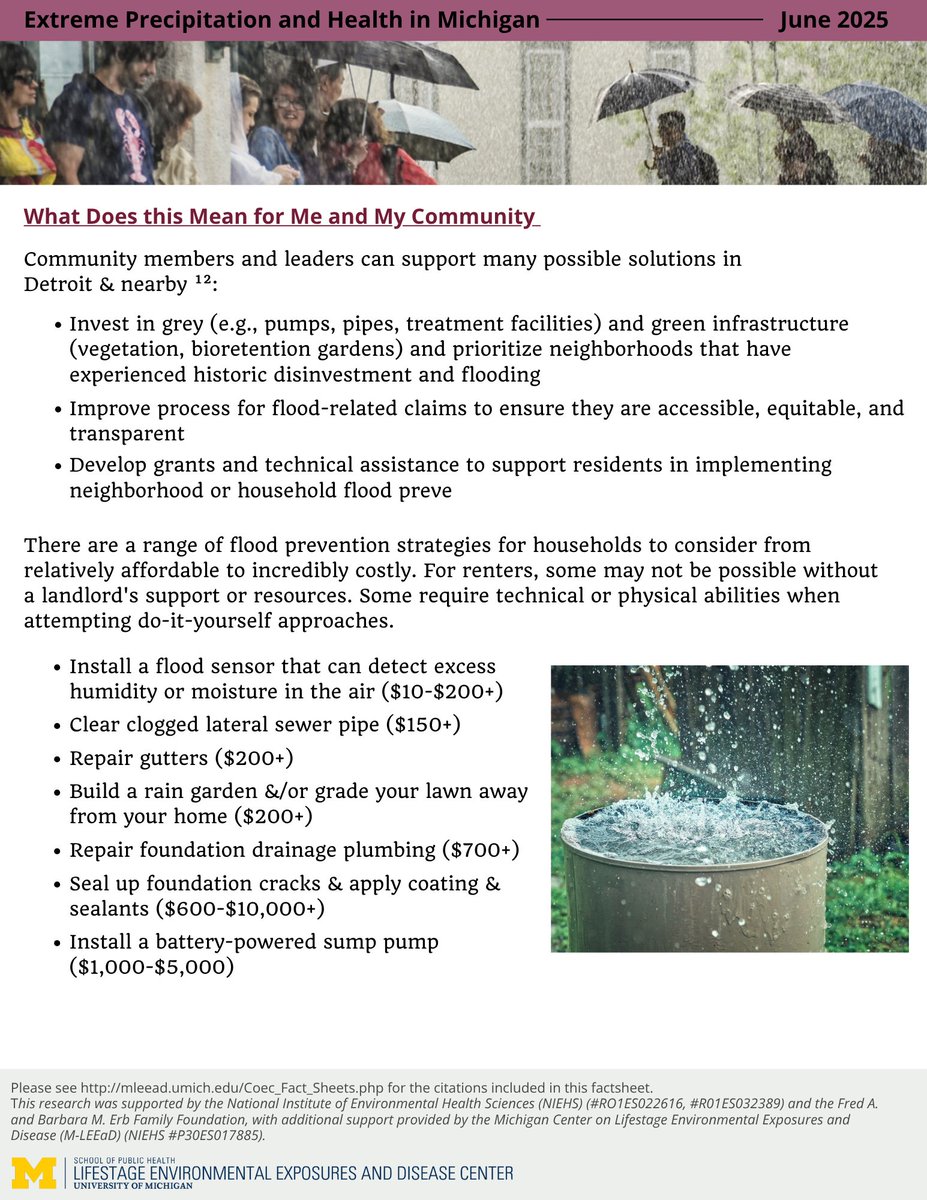 Heavy rain often leads to flooding in the Detroit area. Learn more about it and how communities can stay safe here:
bit.ly/44oGFAc