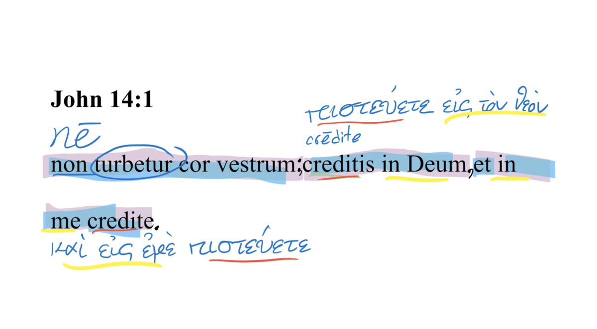 Today's Latin Vulgate Video: John 14:1 Latin Vulgate ow.ly/zaGr106feEJ