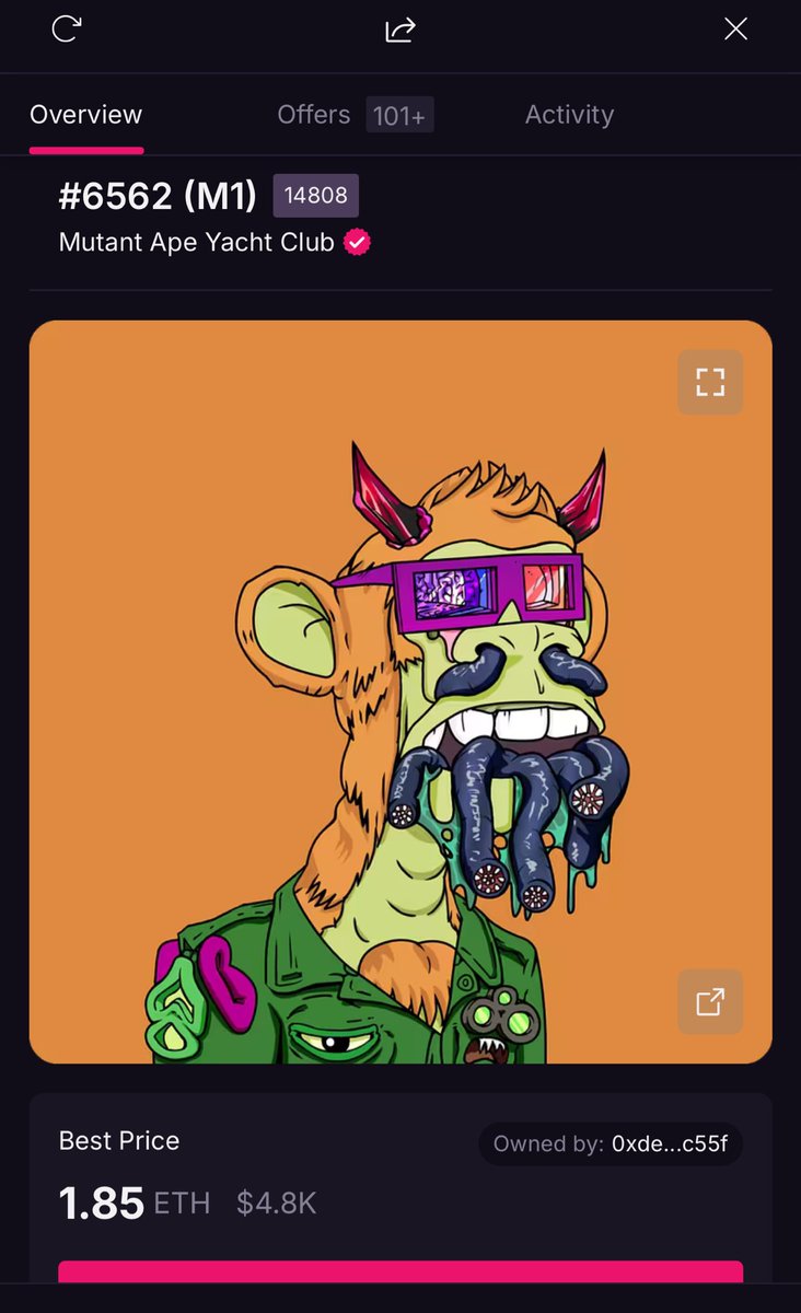 This space is garbage at time, people get gifts, join a community to get something back, yea it’s about making profits a lot of times but damn, someone won this mutant last week, person listed it and listed everything from the project that gifted this