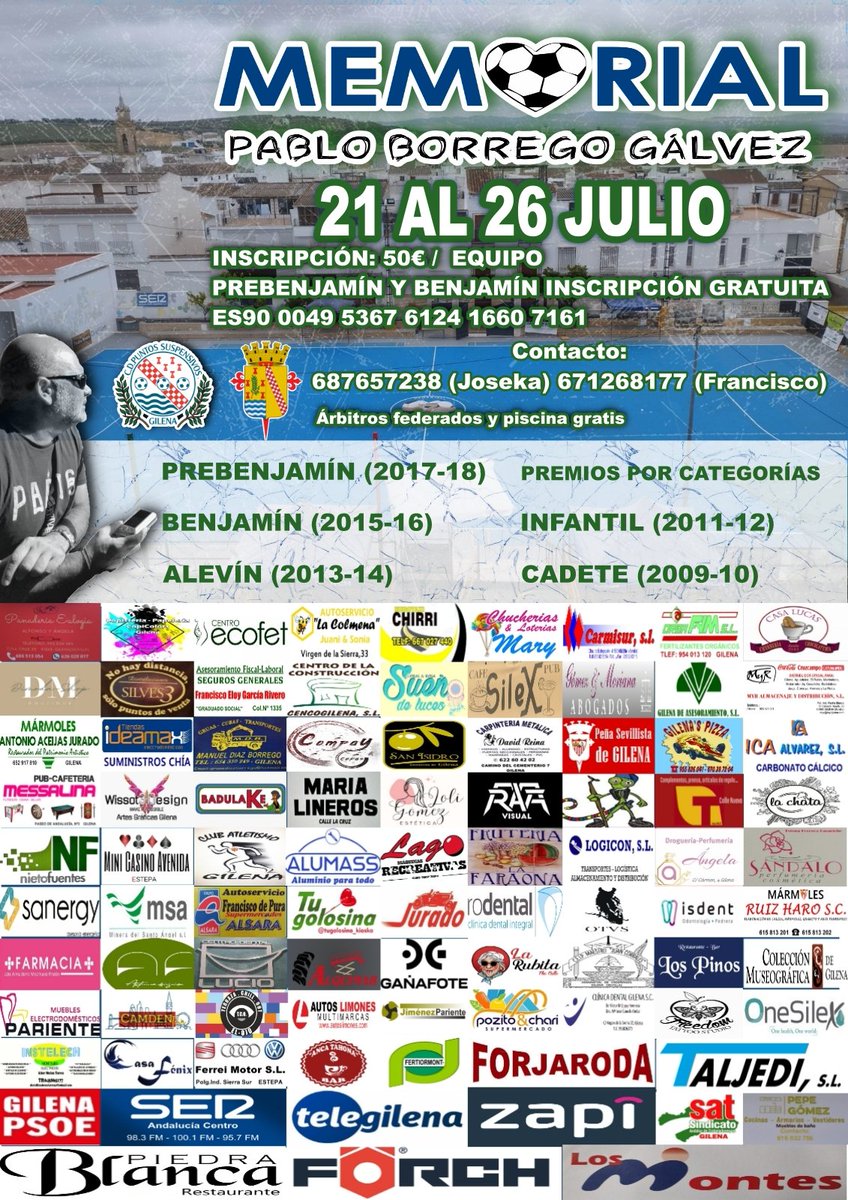 👏La hora del futuro

Arranca la cuenta atrás del mini Memorial con un 95% de las inscripciones cerradas en las diferentes categorías.

Evento de vital importancia para que los más jóvenes se sientas igual del importantes y puedan vivir la experiencia de jugar en el Juan Corrales